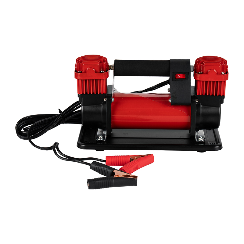 RT-532 Heavy-Duty Two Metal Cylinders 12V DC Tire Inflator Pump