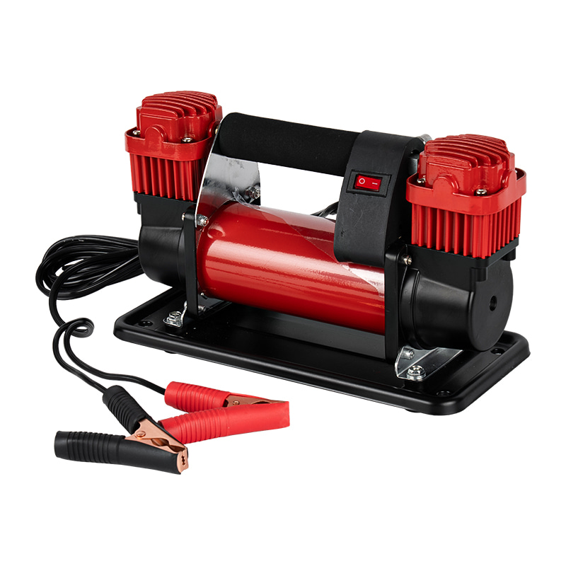 RT-532 Heavy-Duty Two Metal Cylinders 12V DC Tire Inflator Pump