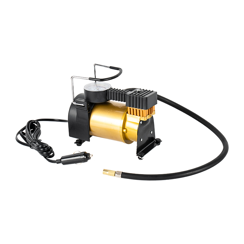 RT-823 Single Cylinder 12V DC Tire Inflator Pump With Pressure Meter