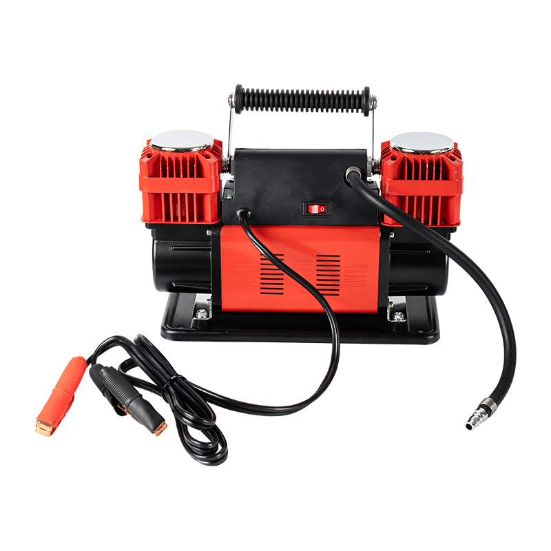 RT-533 Two Metal Cylinders 12V DC Tire Inflator Pump
