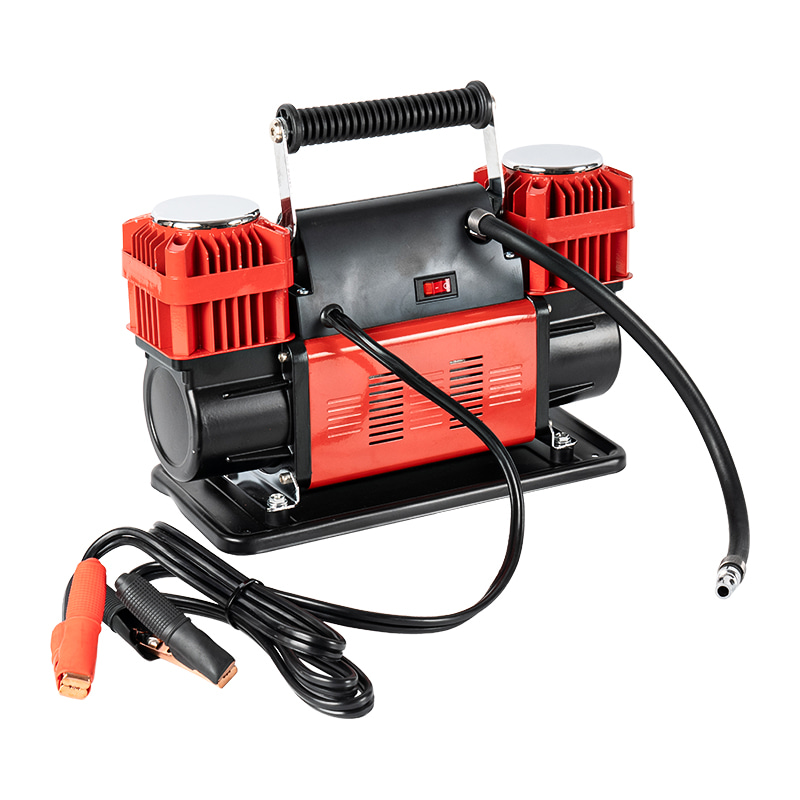RT-533 Two Metal Cylinders 12V DC Tire Inflator Pump